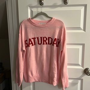 Fun sweater, perfect for fall.
